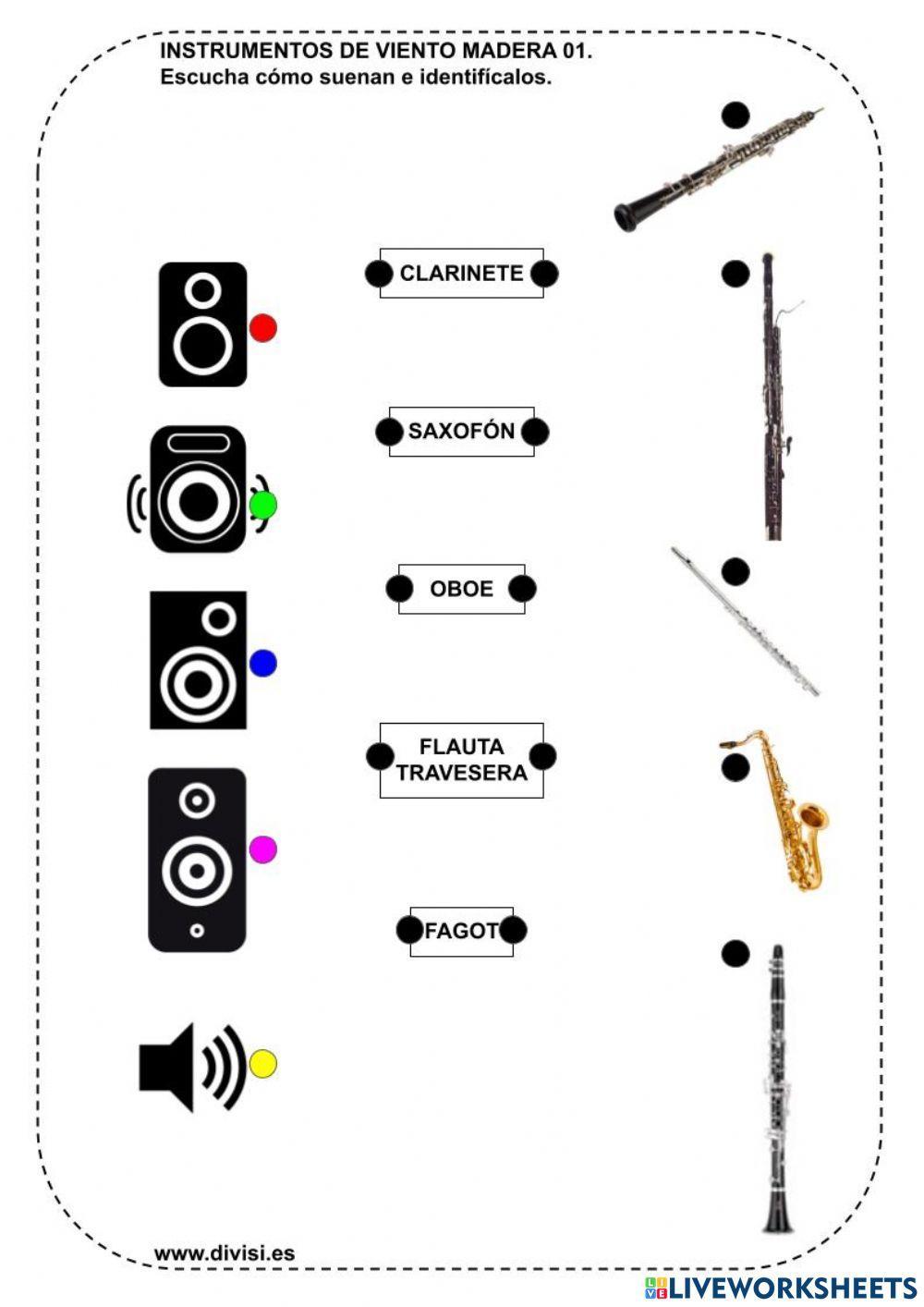 Sonidos instrumentos VIENTO MADERA Sonidos instrumentos VIENTO MADERA