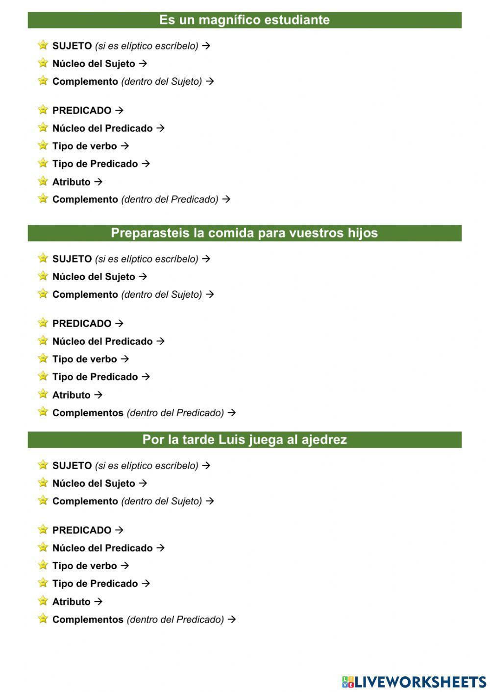 Análisis sintáctico 6º (2)