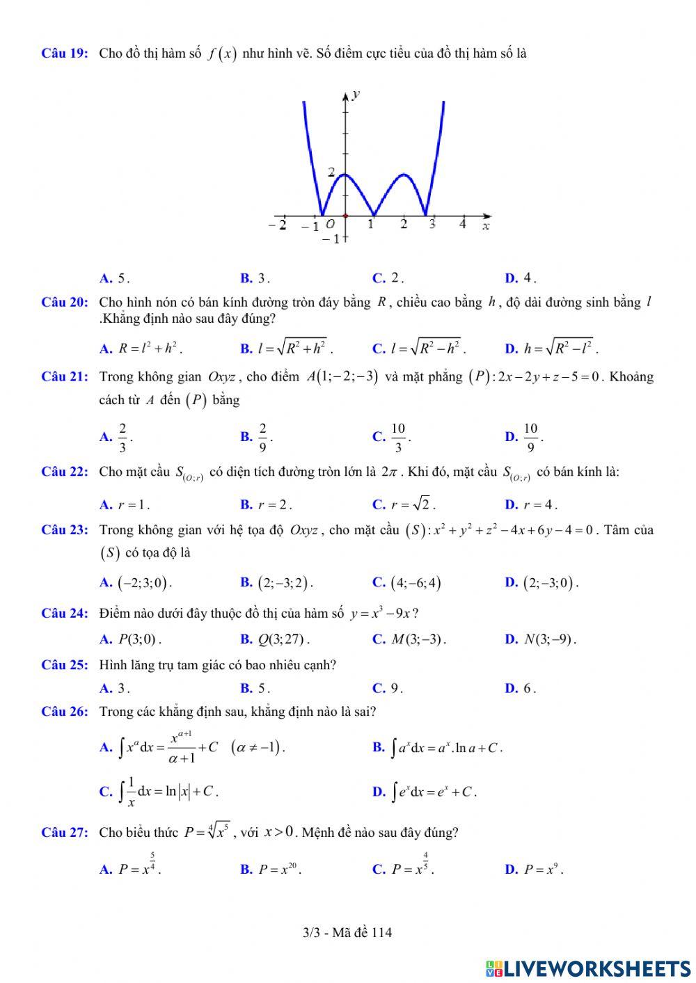 TNTHPT-MĐ-67-Đề ôn tập số 114