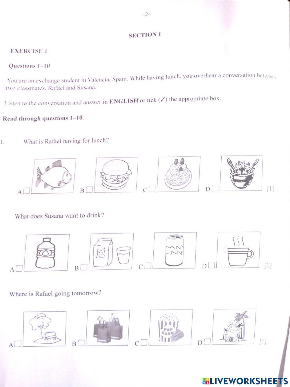 BGCSE Listening 2020