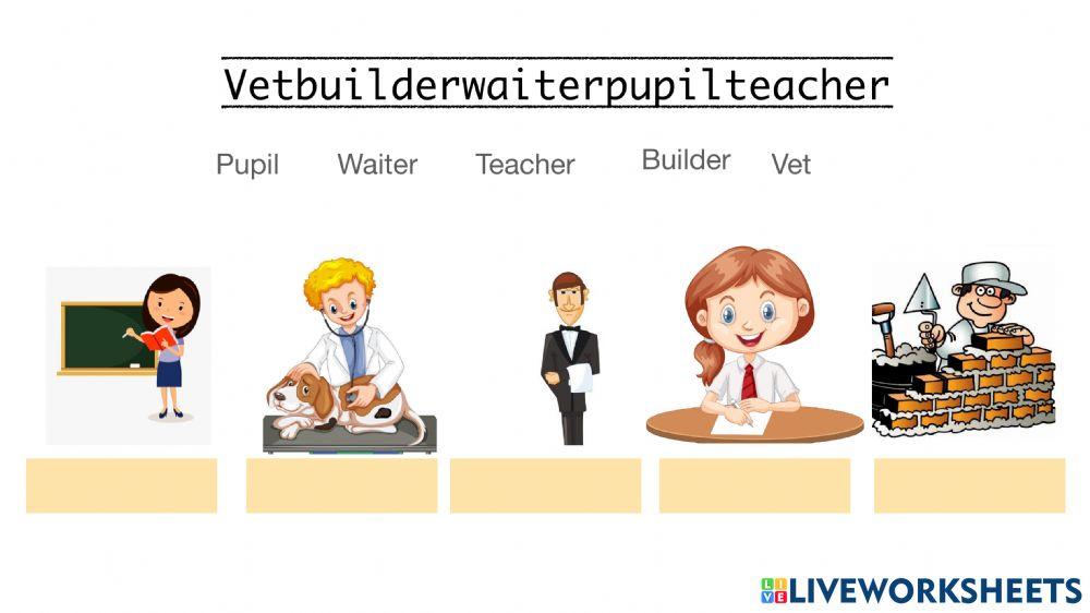 Professions for pre school