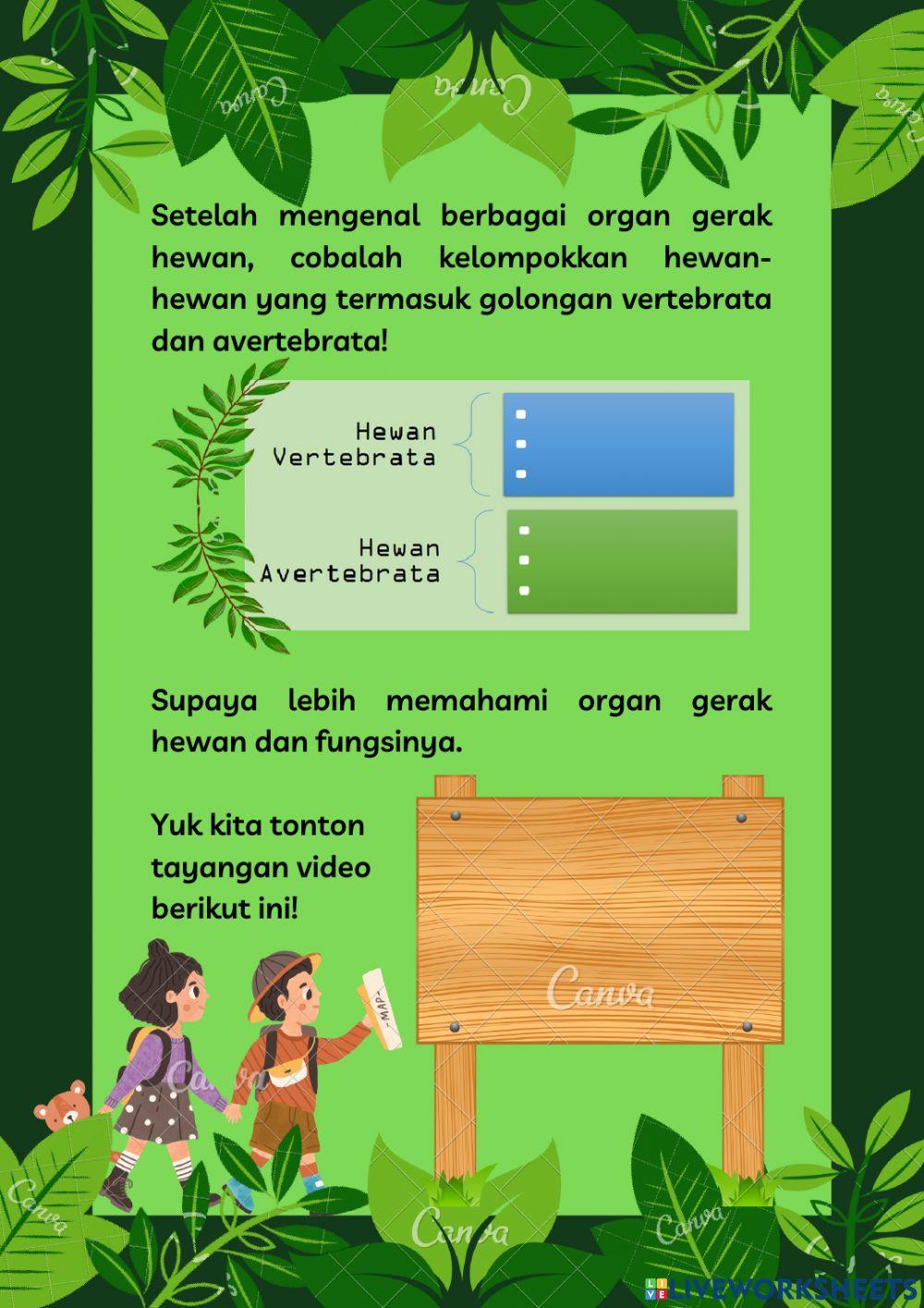 Organ Gerak Pada Hewan