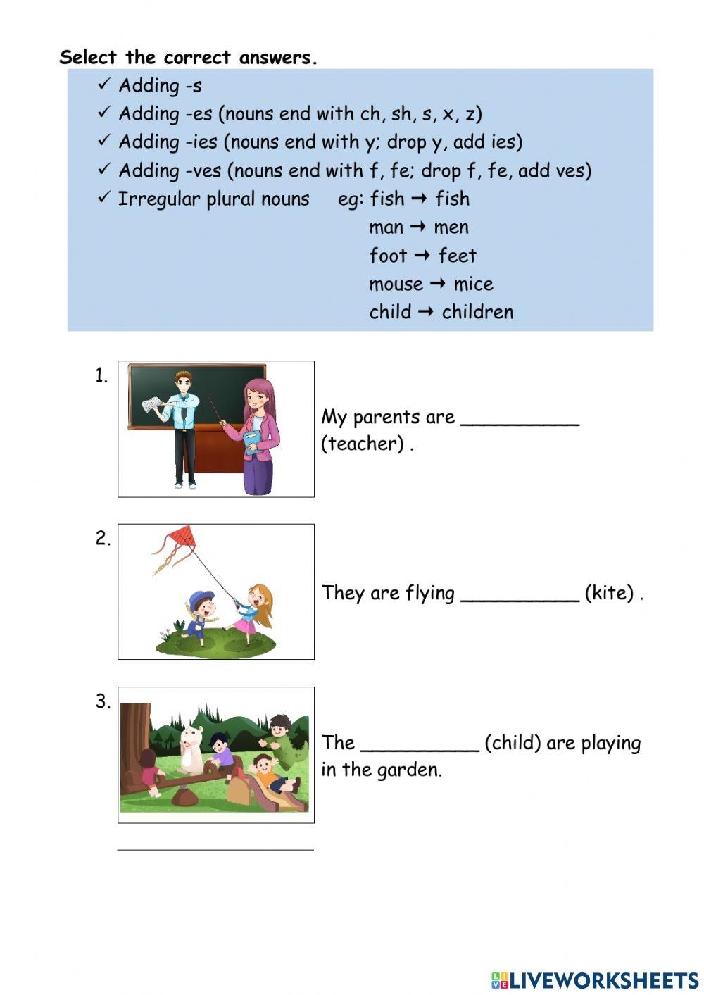 childchildren 2017364 | Singular and plural nouns | CHAI SOOK WEN |