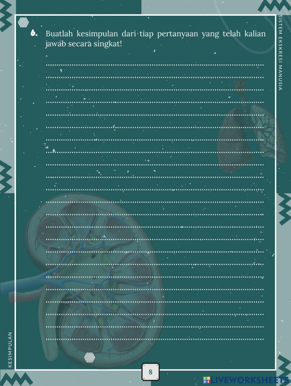 LKPD Elektronik Berbasis Inkuiri Terbimbing Materi Sistem Ekskresi Manusia 1