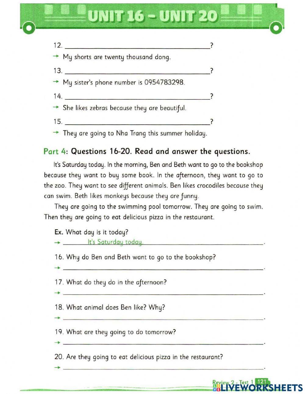 Grade 4-Revision 1- End of term II