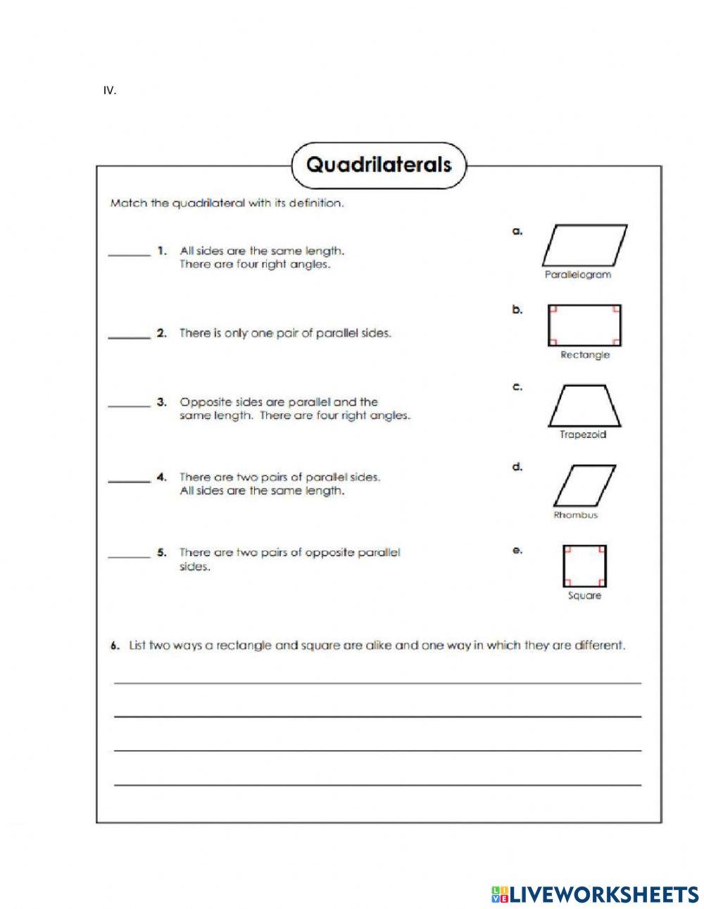 Grade 4 worksheets