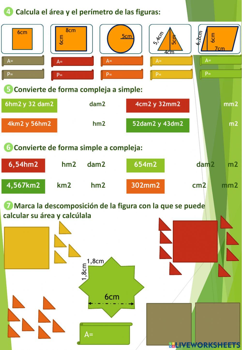 Repaso tema 11 Matemáticas 6º Repaso tema 11 Matemáticas 6º
