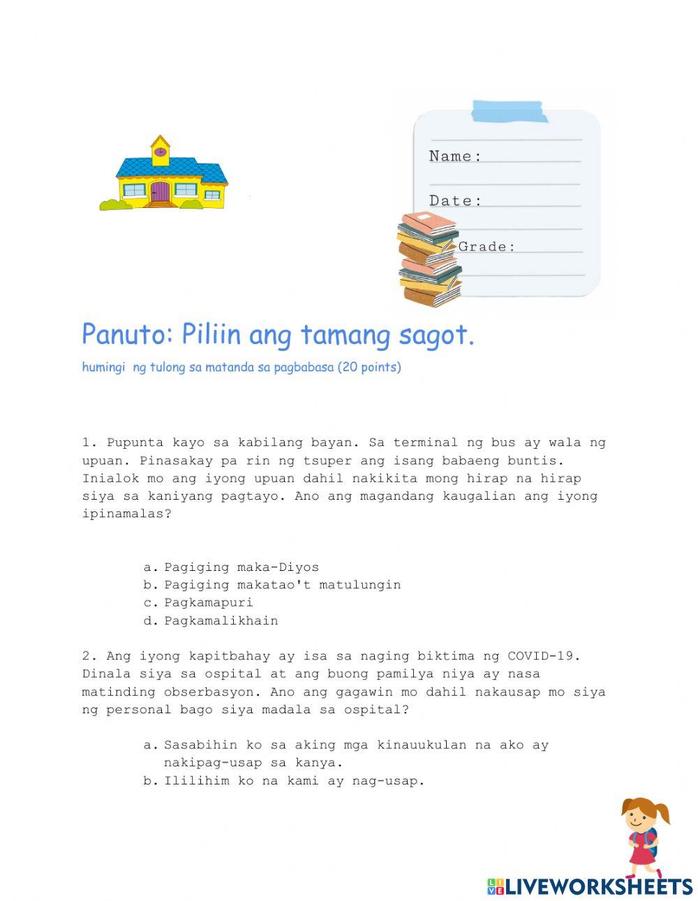 Pagigng Maka-tao at Maka-bansa Pagigng Maka-tao at Maka-bansa
