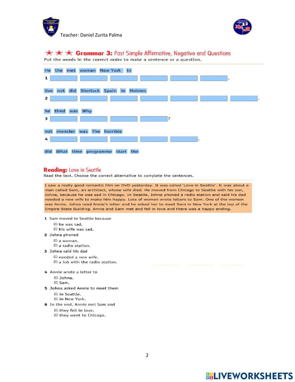 TELLING STORIES-Module 2