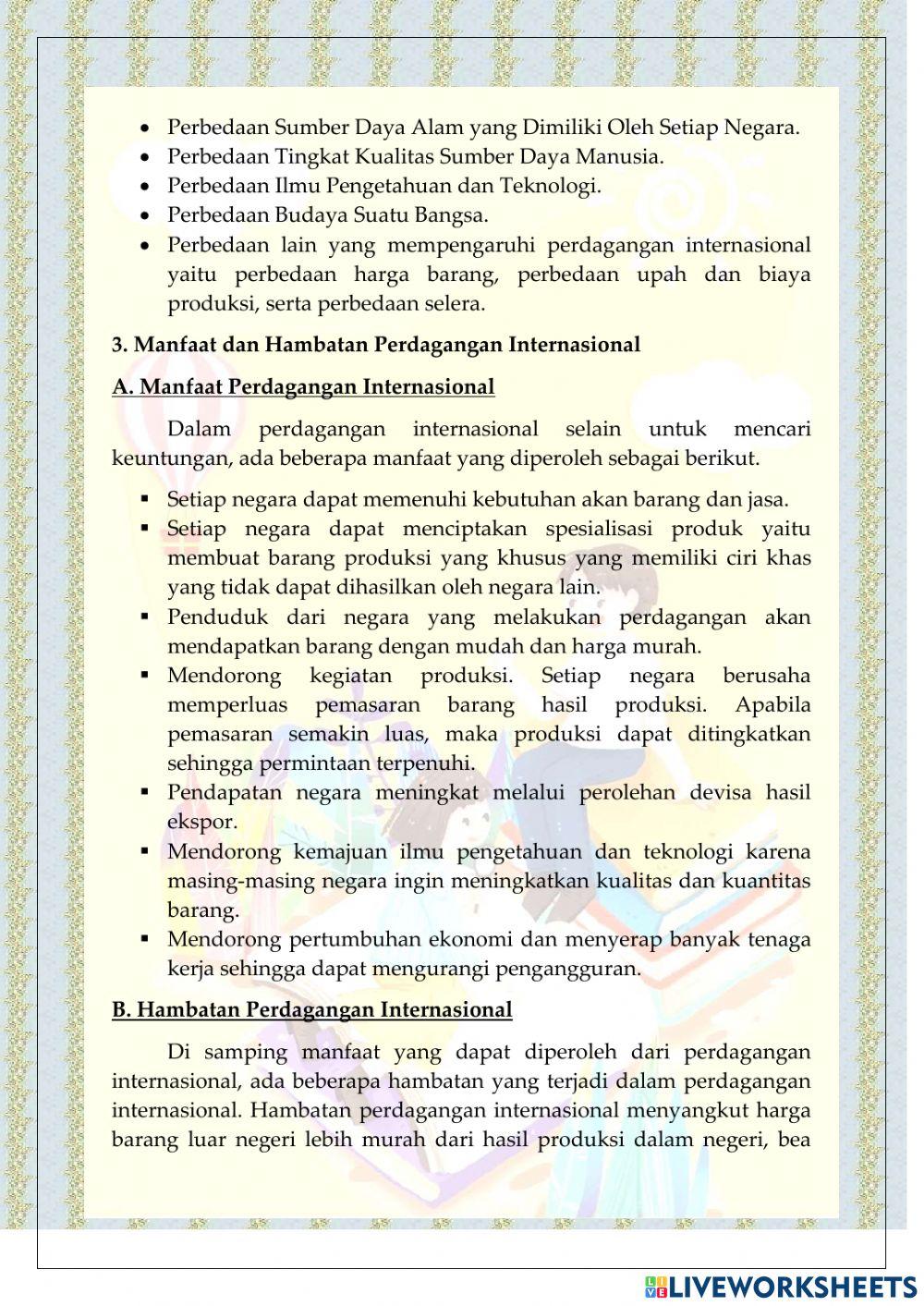 Perdagangan Internasional