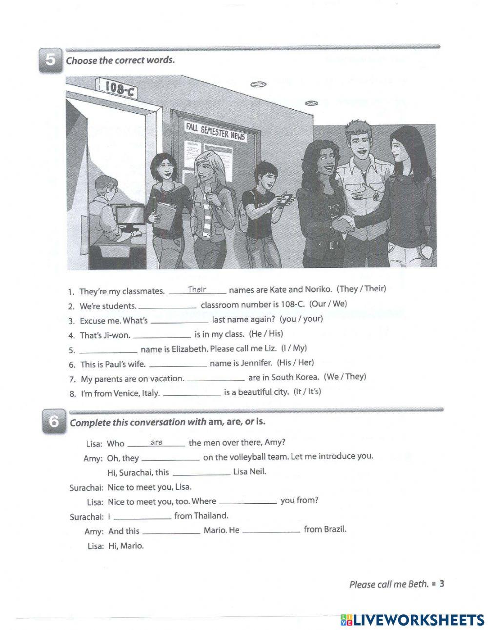 please calls me beth