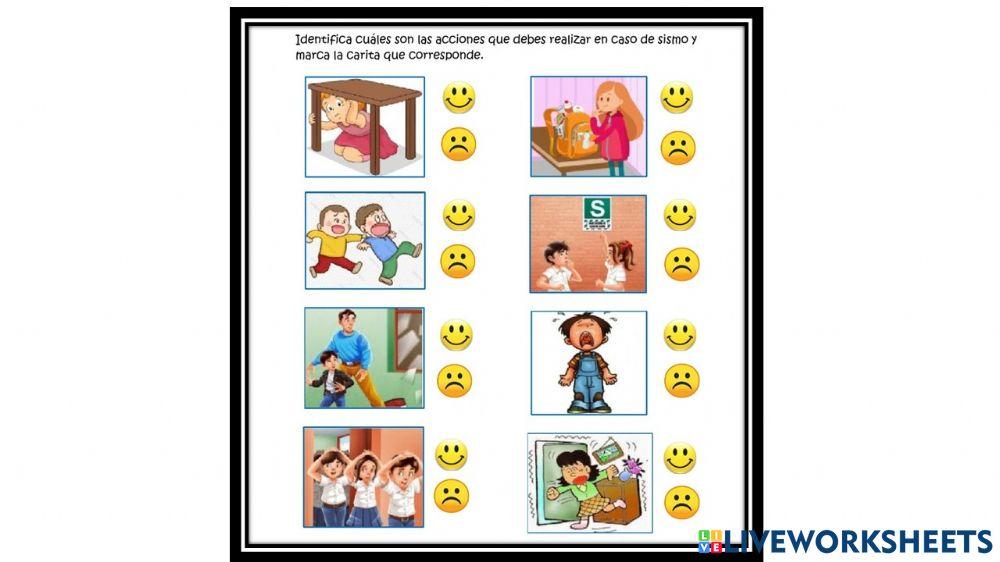 Medidas de prevención ante un sismo