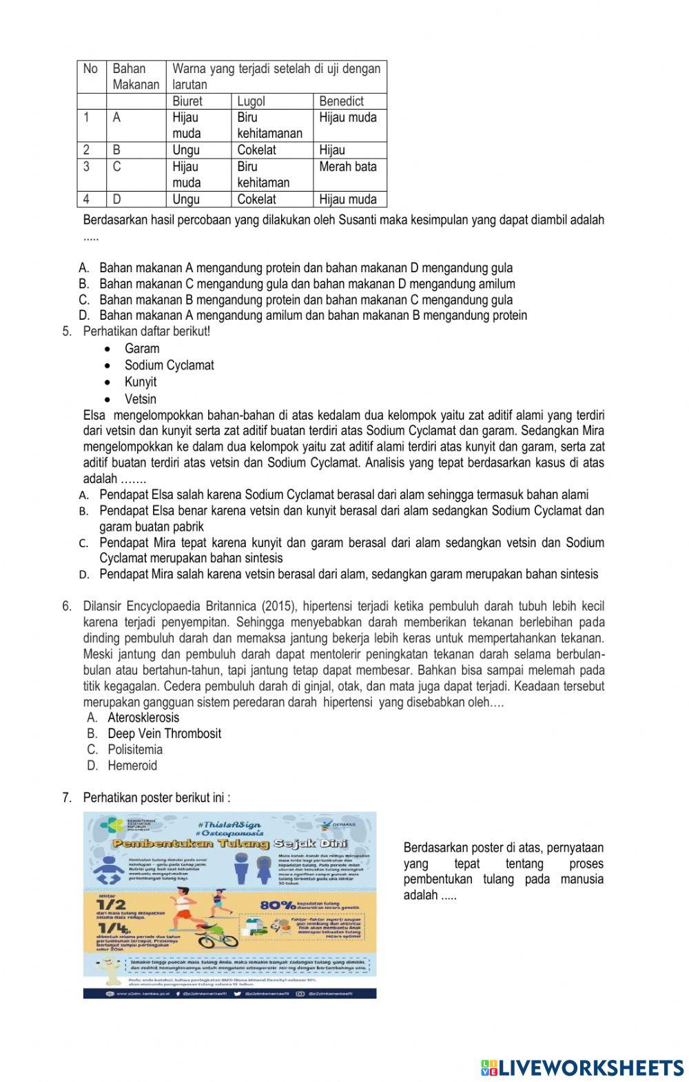 Simulasi UMBK IPA MTs 2022