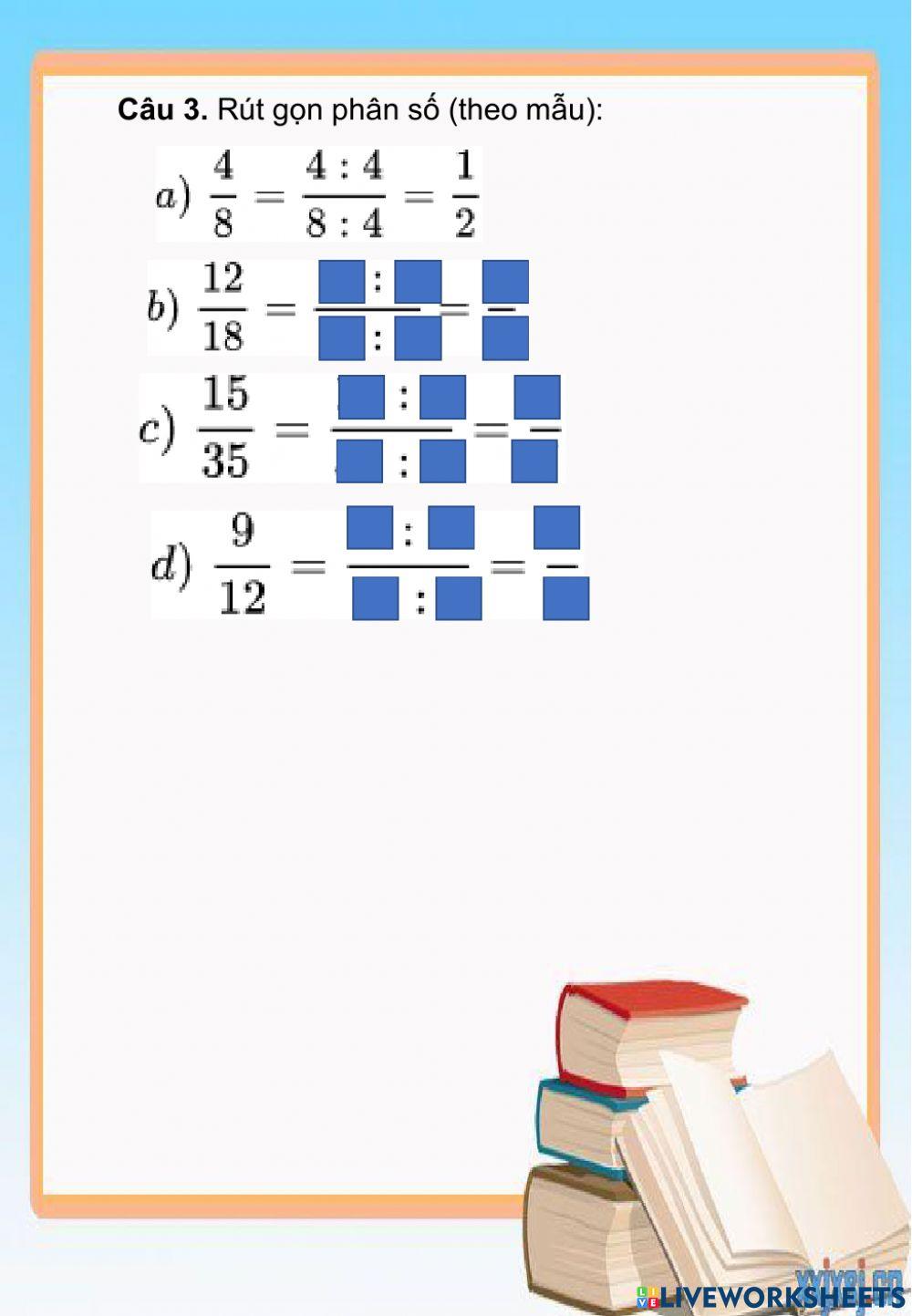 Bài tập toán tiết 140