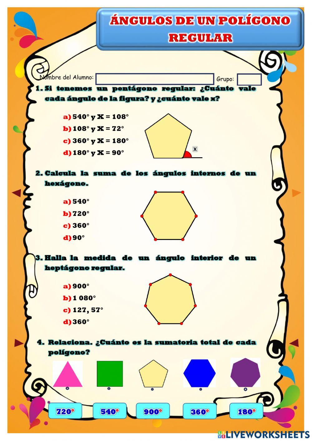Angulos Internos y Externos