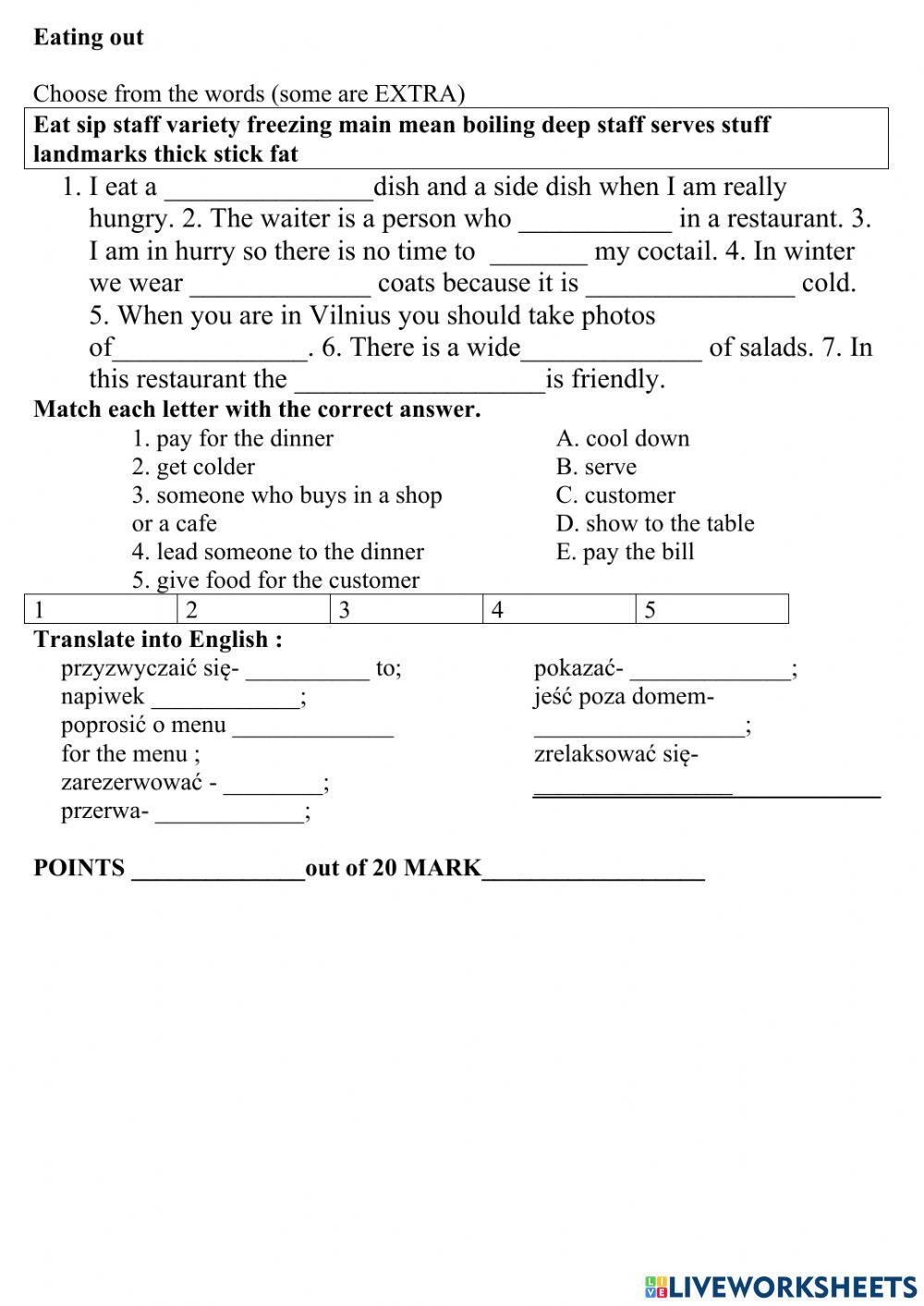 Eating out Prime time 2 2e