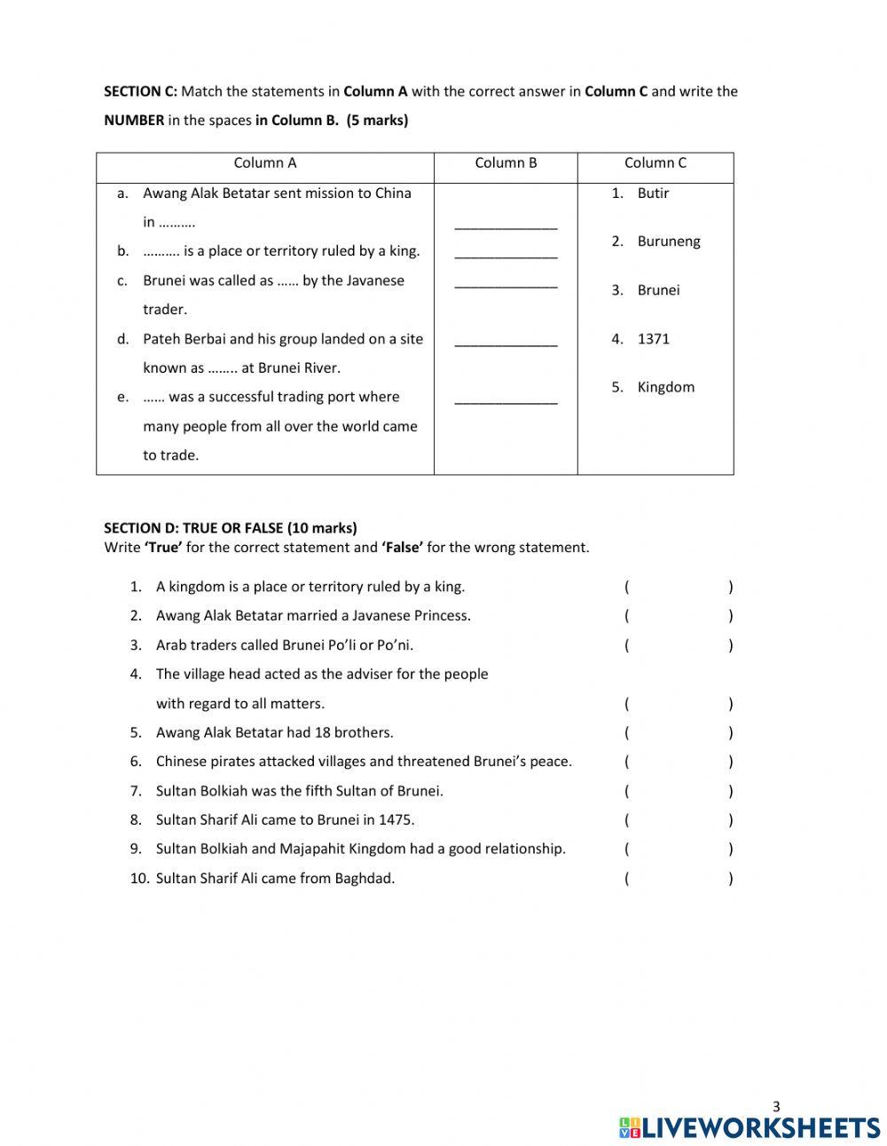 Social Studies Year 5