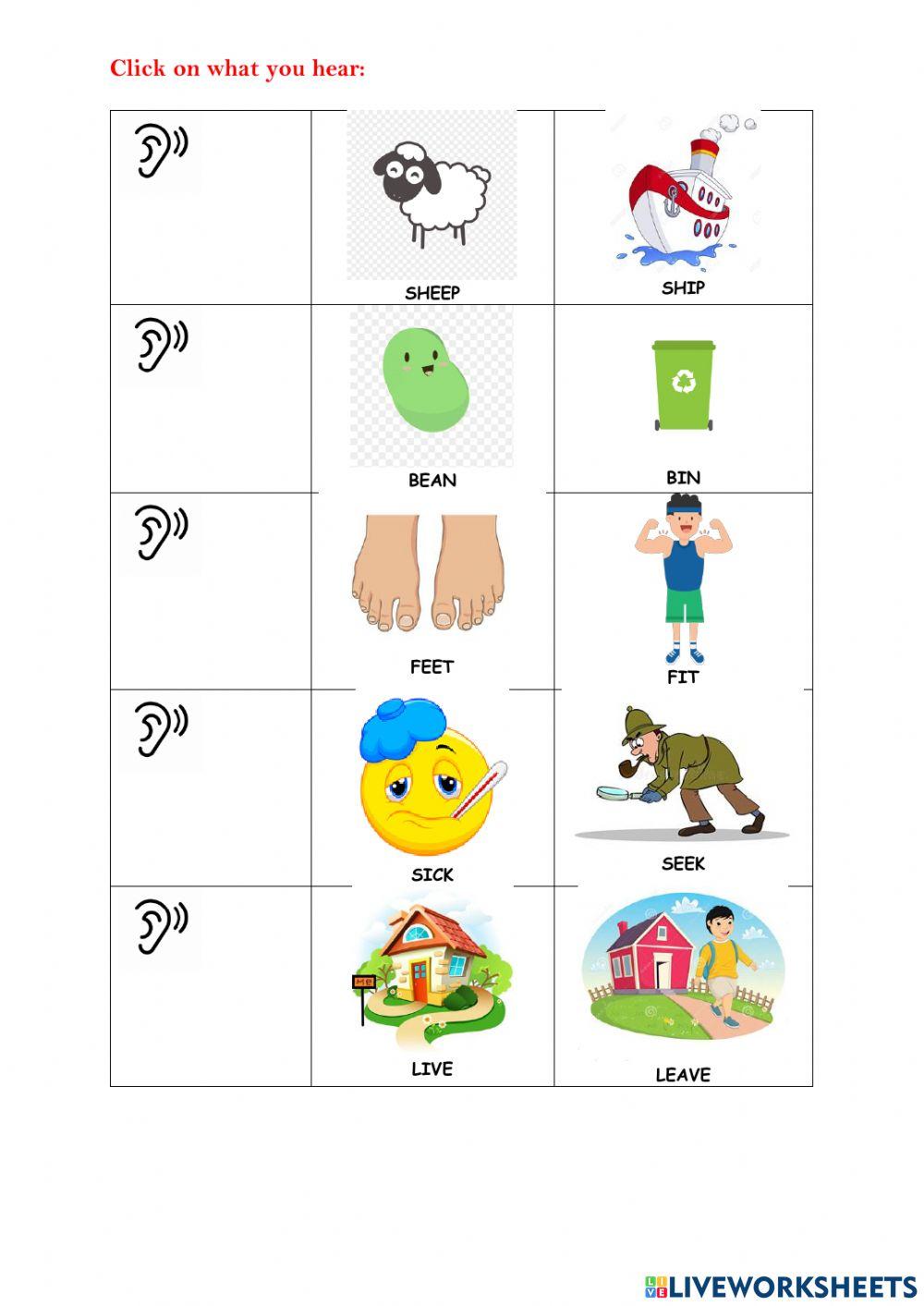 Long and short i - listening