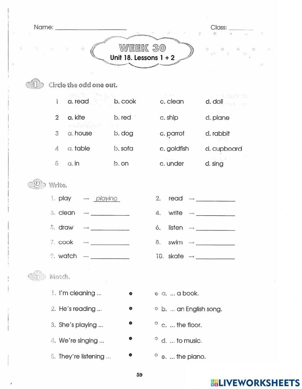 Grade 3-Unit 18-L1 1981548 | Vuthitrang89 | Live