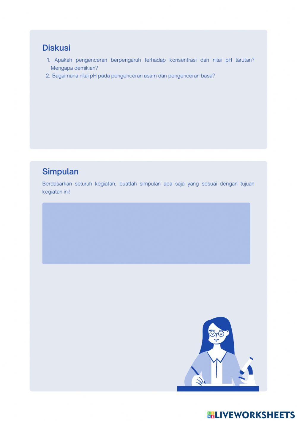 LKPD Asam Basa Pengenceran