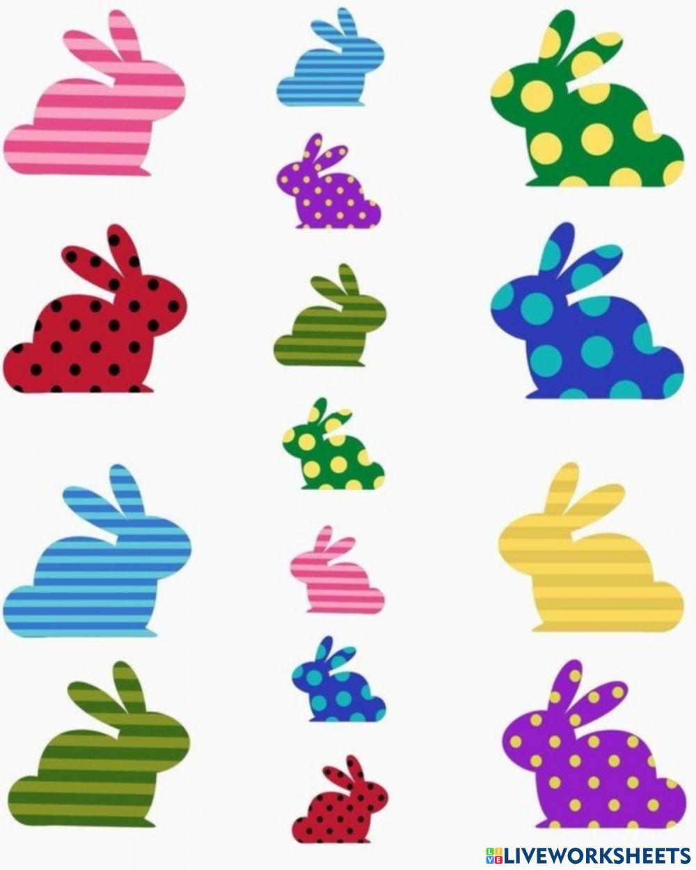 Iepurași - mare - mic