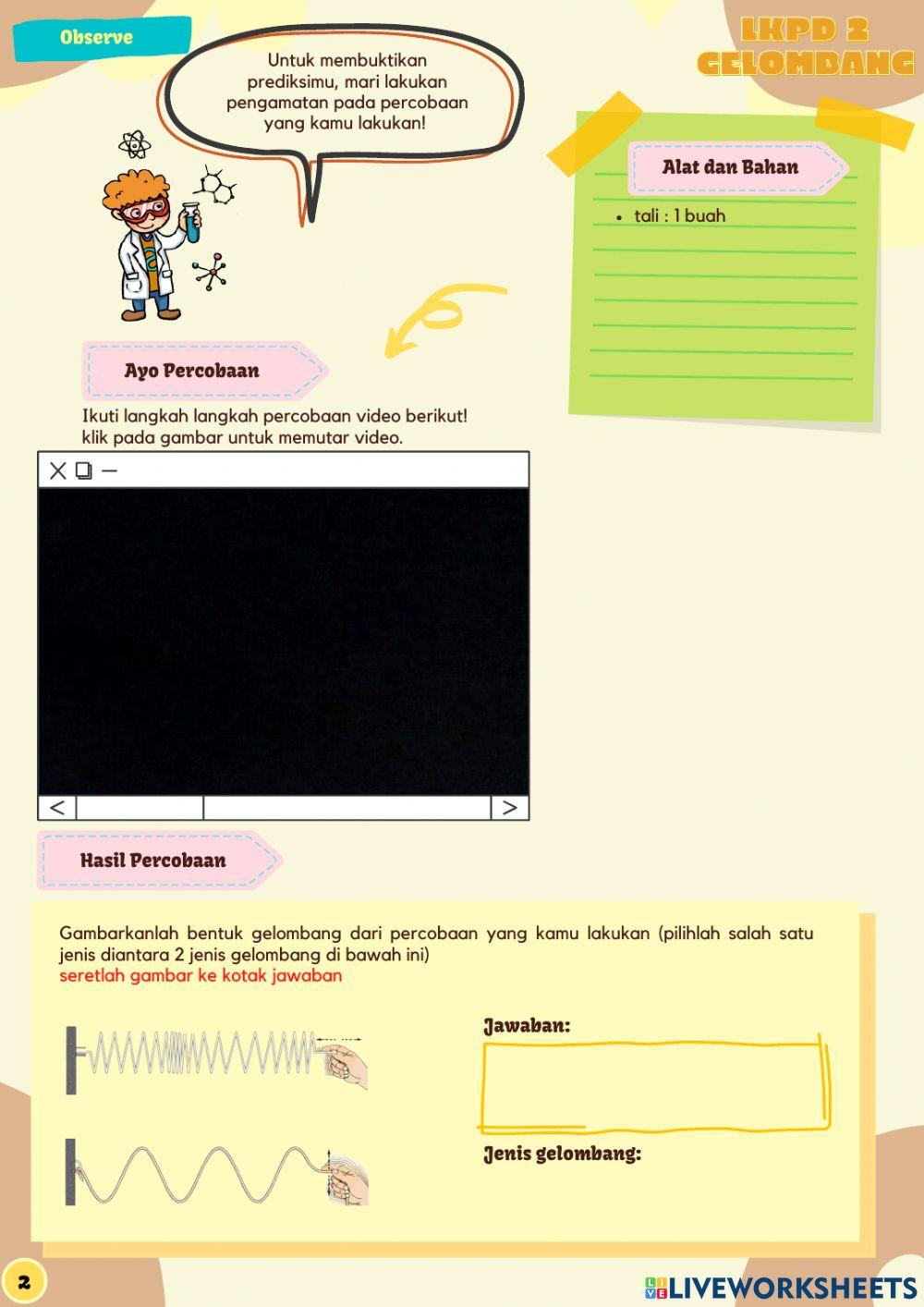 LKPD Gelombang individu