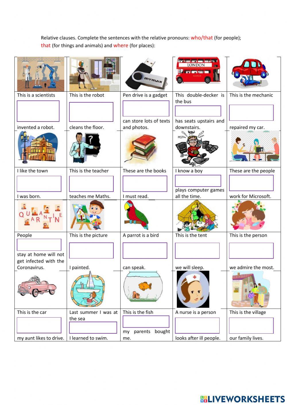 Relative Pronouns