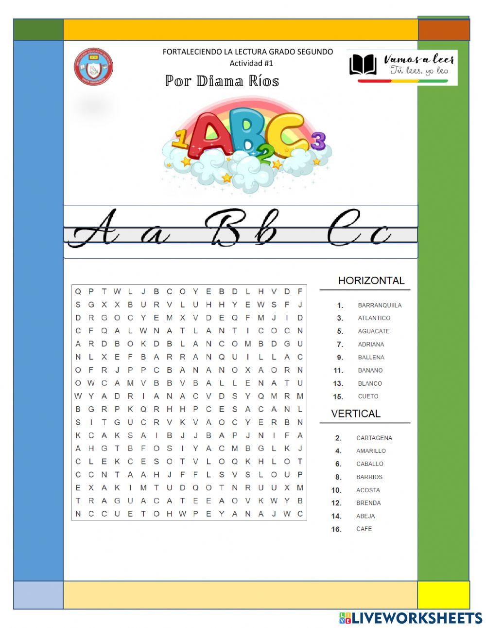 Fortalecer las letras A-B-C