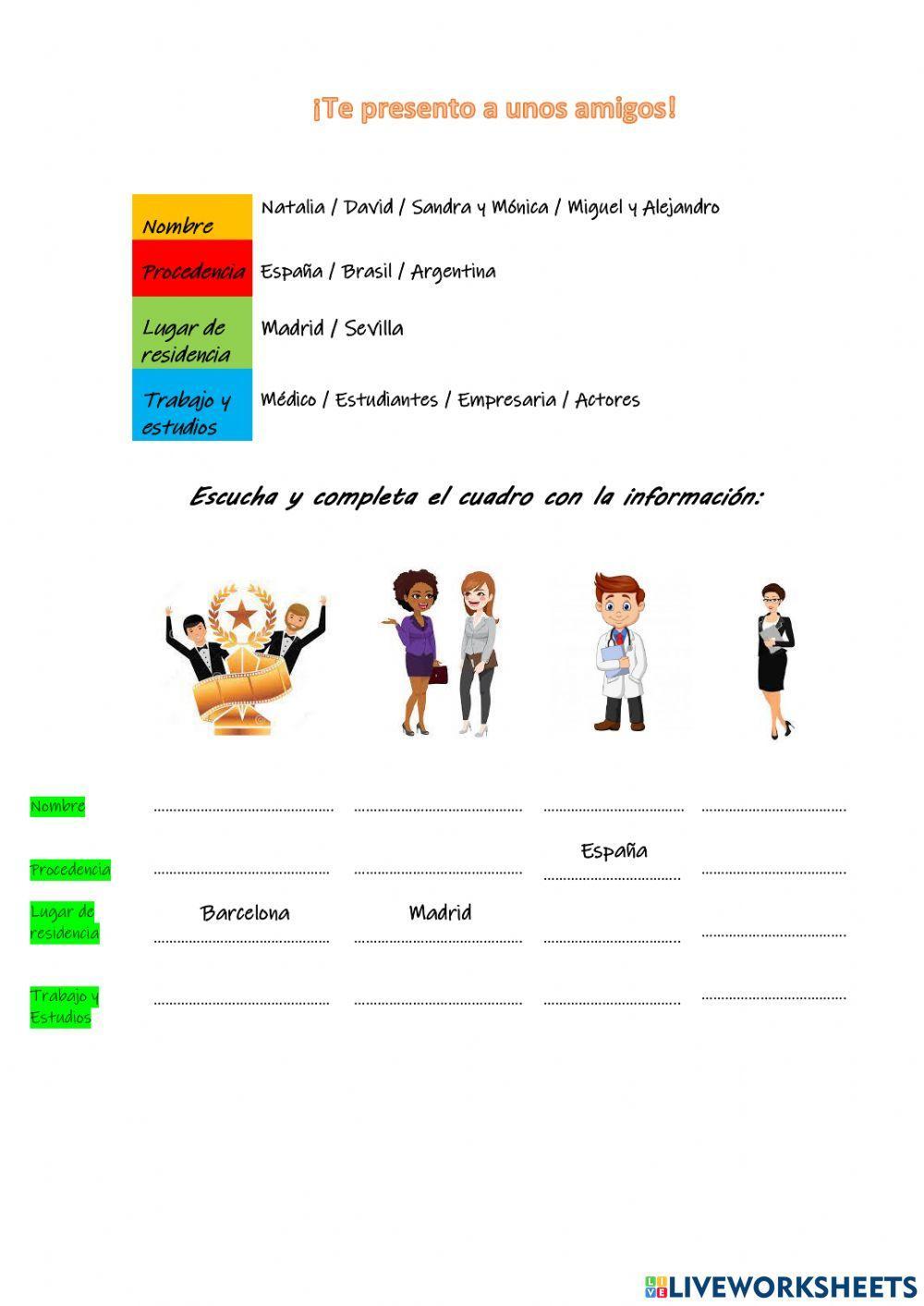 Te presento a unos amigos