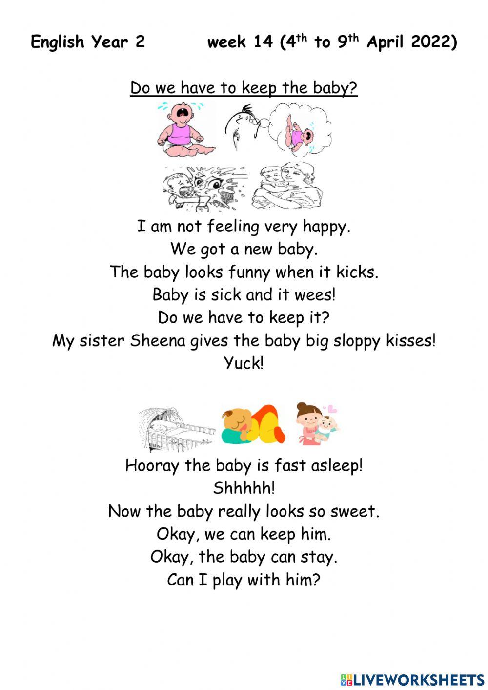 Week 14 year 2 Do we have to keep the baby?