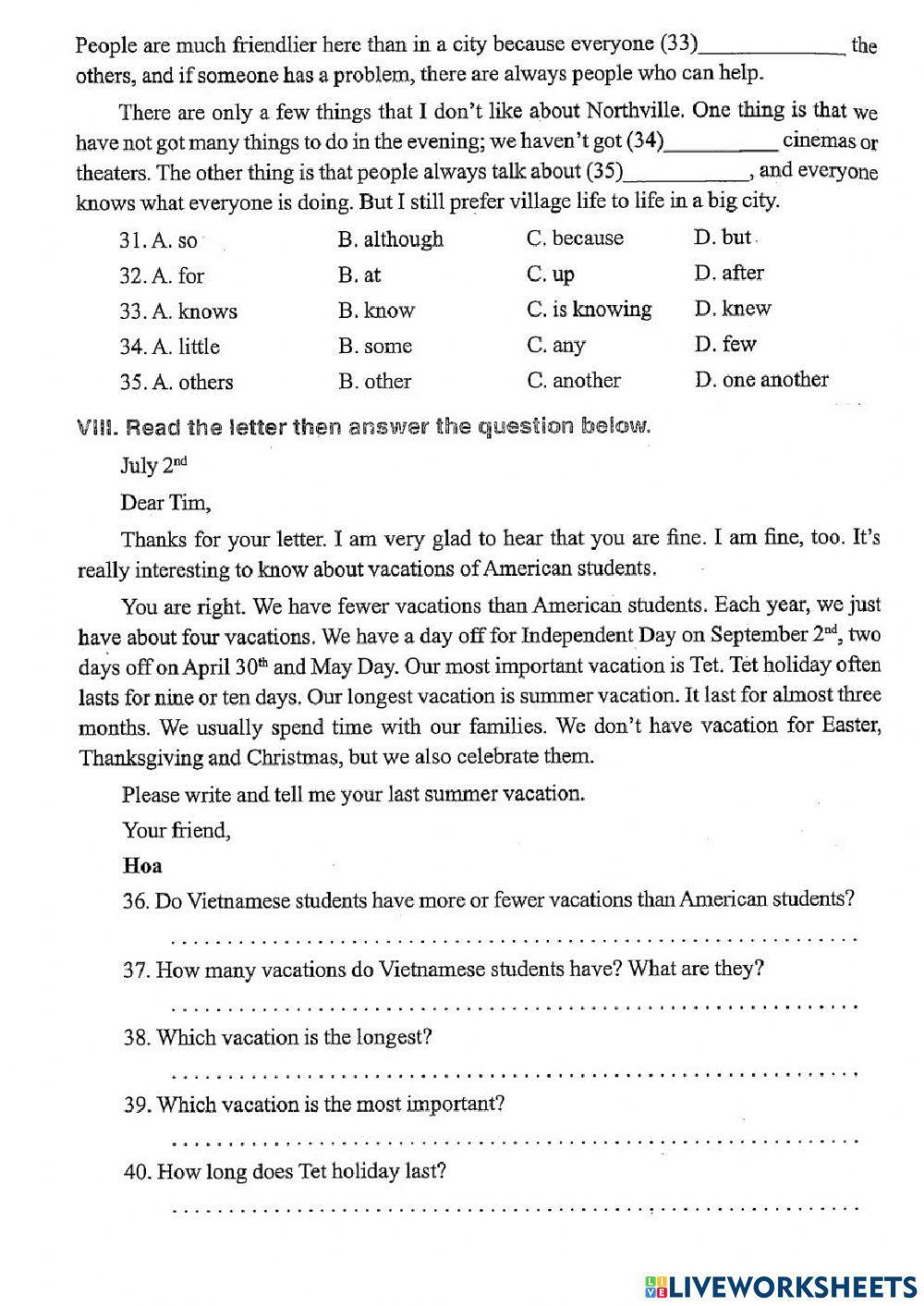 De thi TA vao 6 - so 3