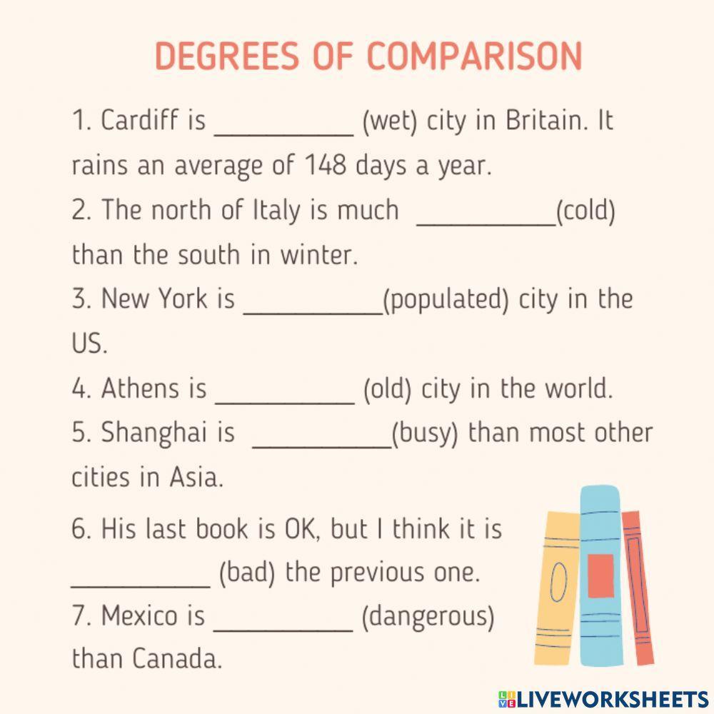 Degrees of comparison