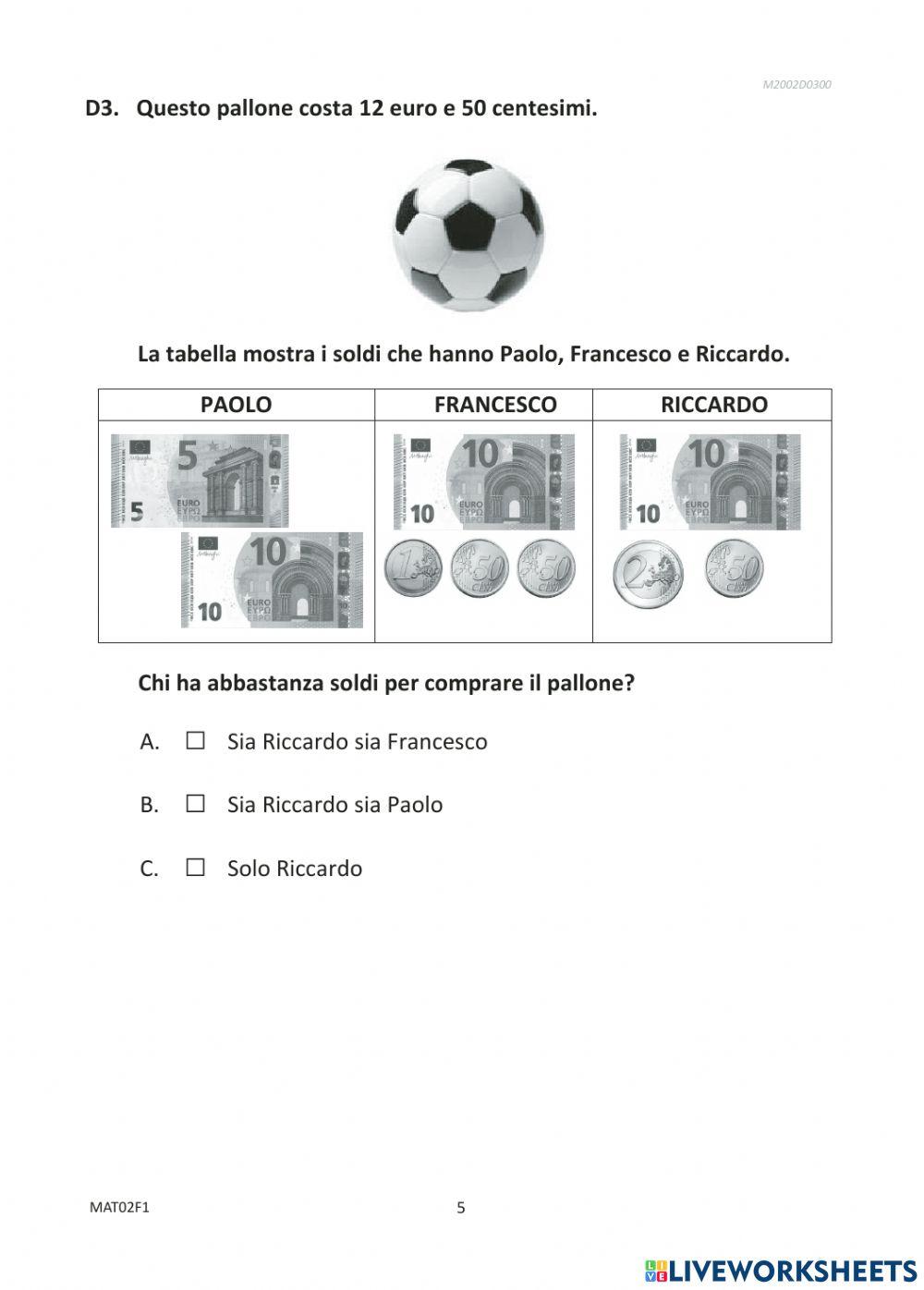 Invalsi Matematica 2021 Parte 1