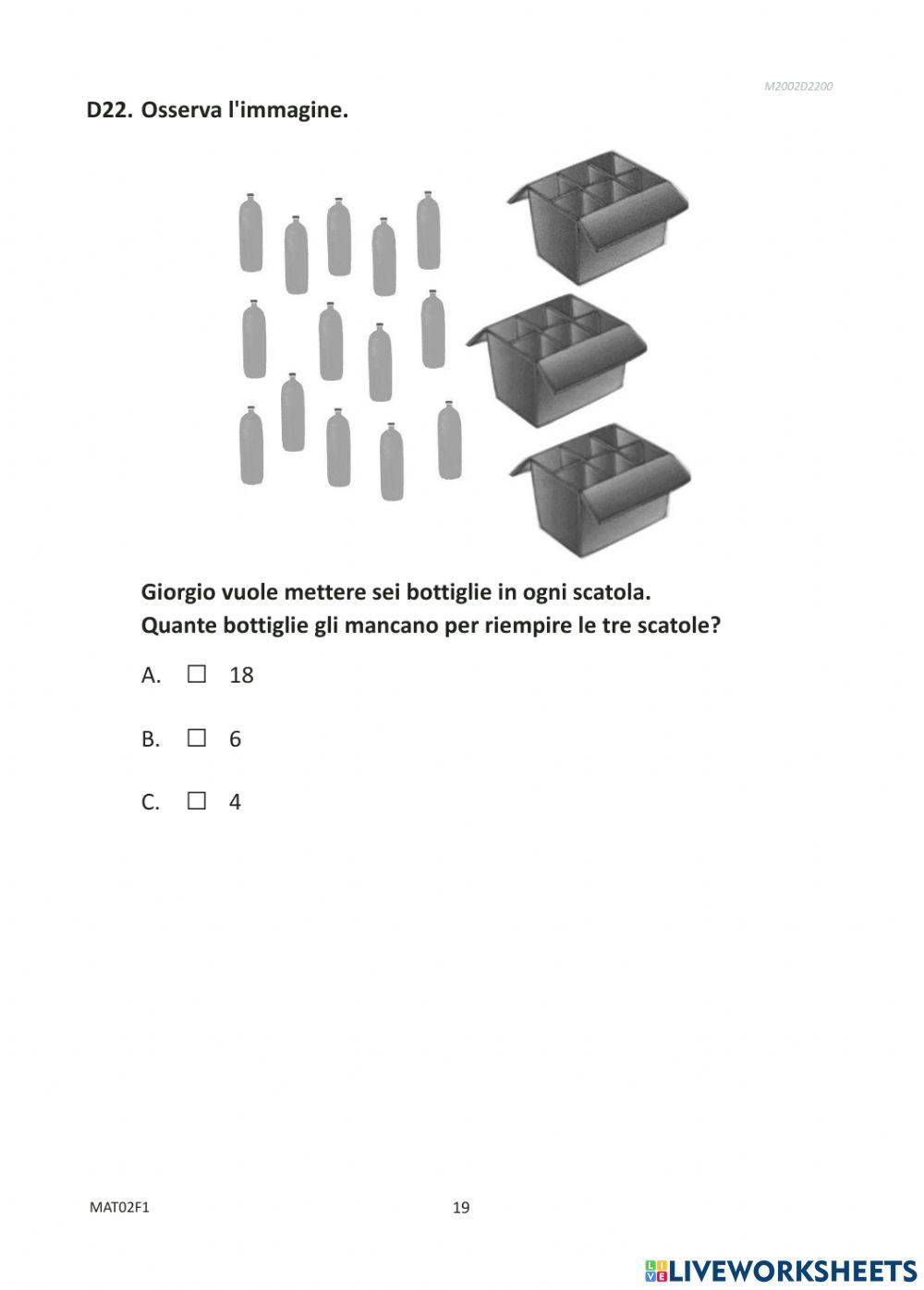 Invalsi Matematica 2021 parte 3