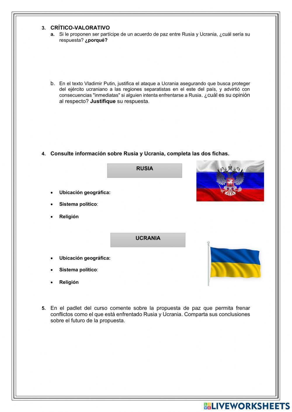 Taller de comprensión lectora