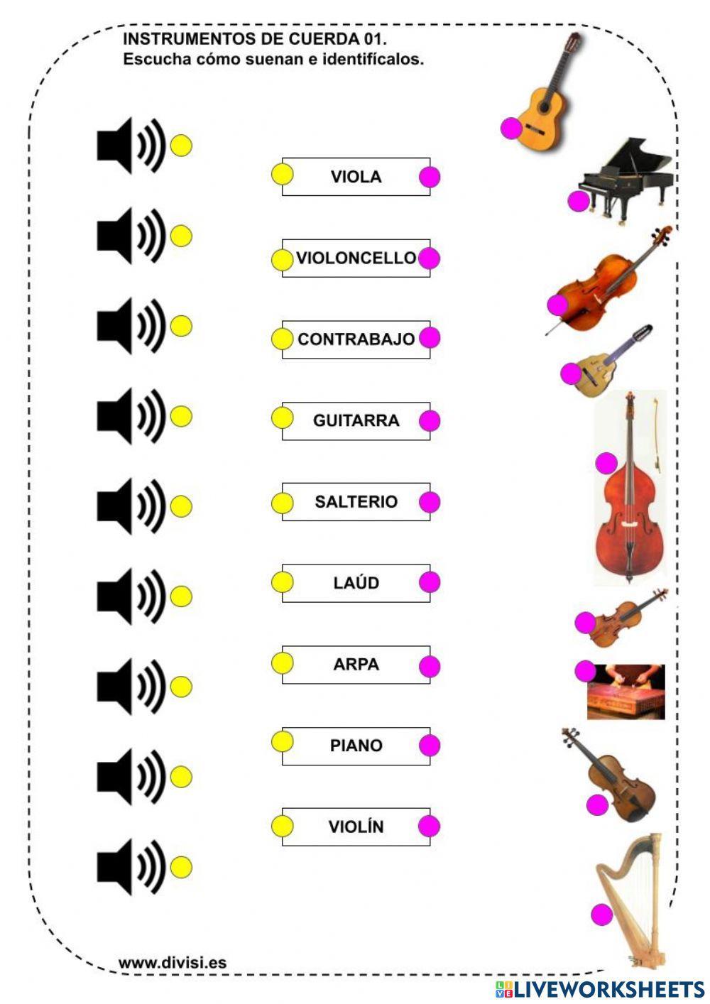 SONIDOS INSTRUMENTOS CUERDA 1 SONIDOS INSTRUMENTOS CUERDA 1