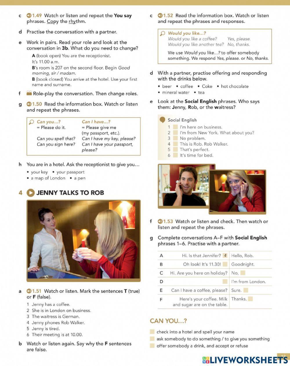 PE-Arriving in London