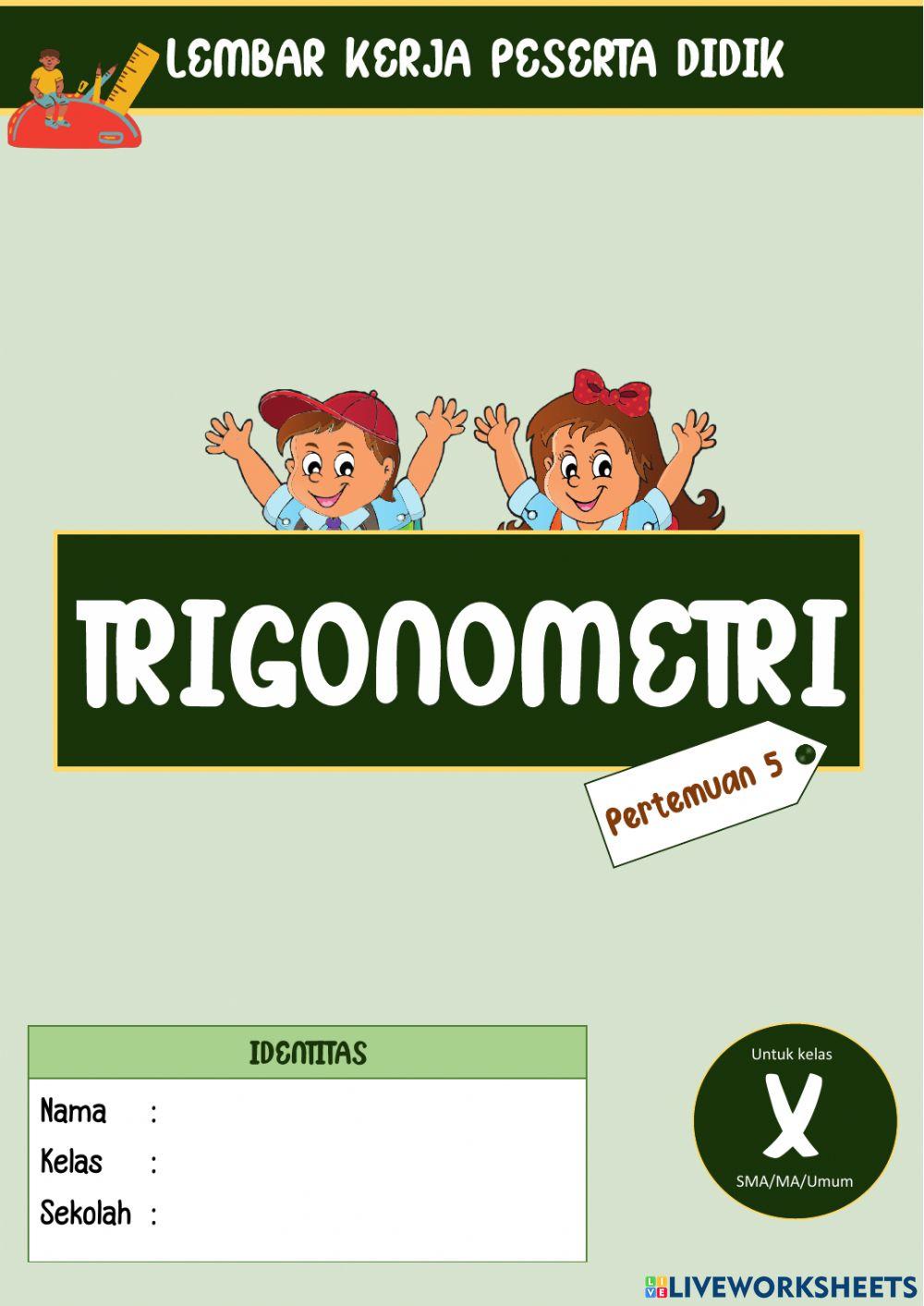 Lkpd perbandingan trigonometri pert 5