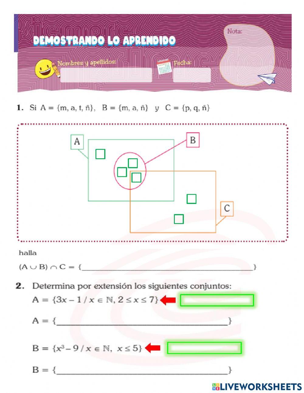 Practica calificada de aritmética