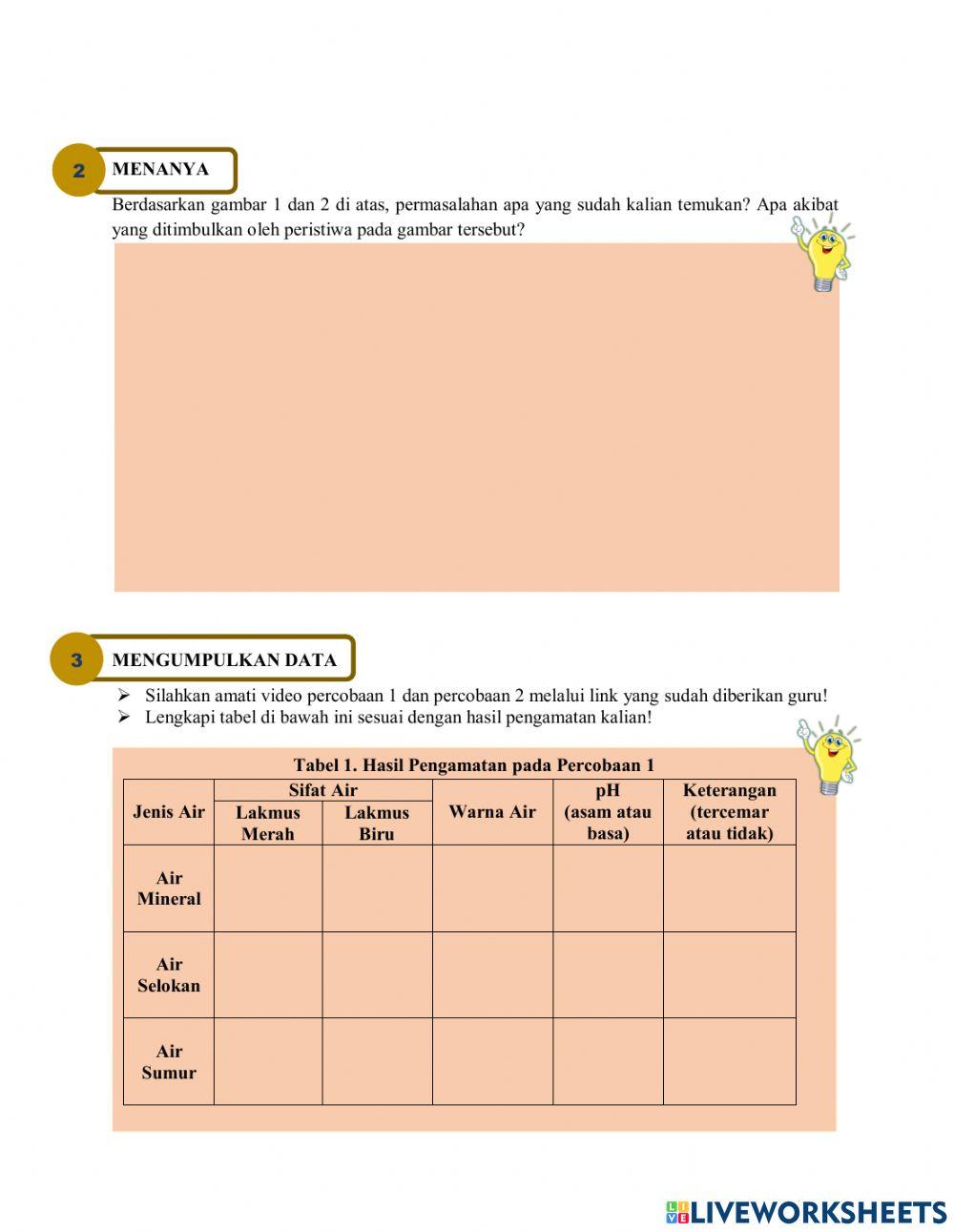 LKPD 1 Kelas Kontrol