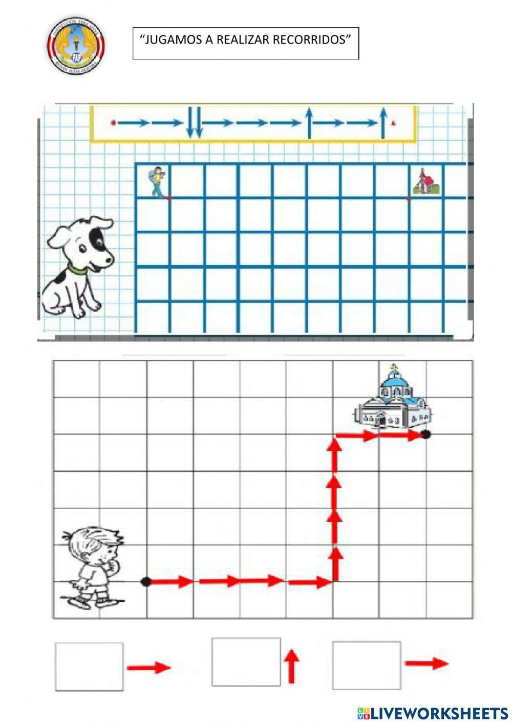 -REALIZAMOS RECORRIDOS EN CUADRÌCULAS-