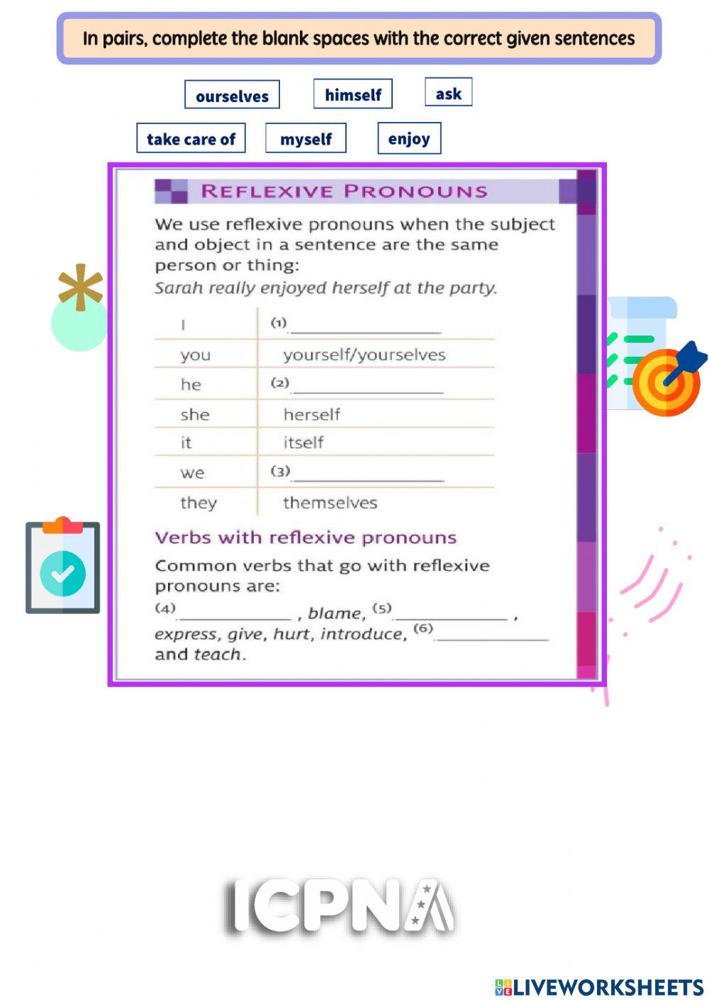 I09 - 1.3 Reflexive Pronouns