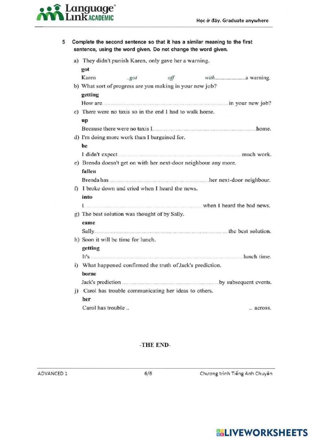 ADV1 Lesson 12 Grammar 8