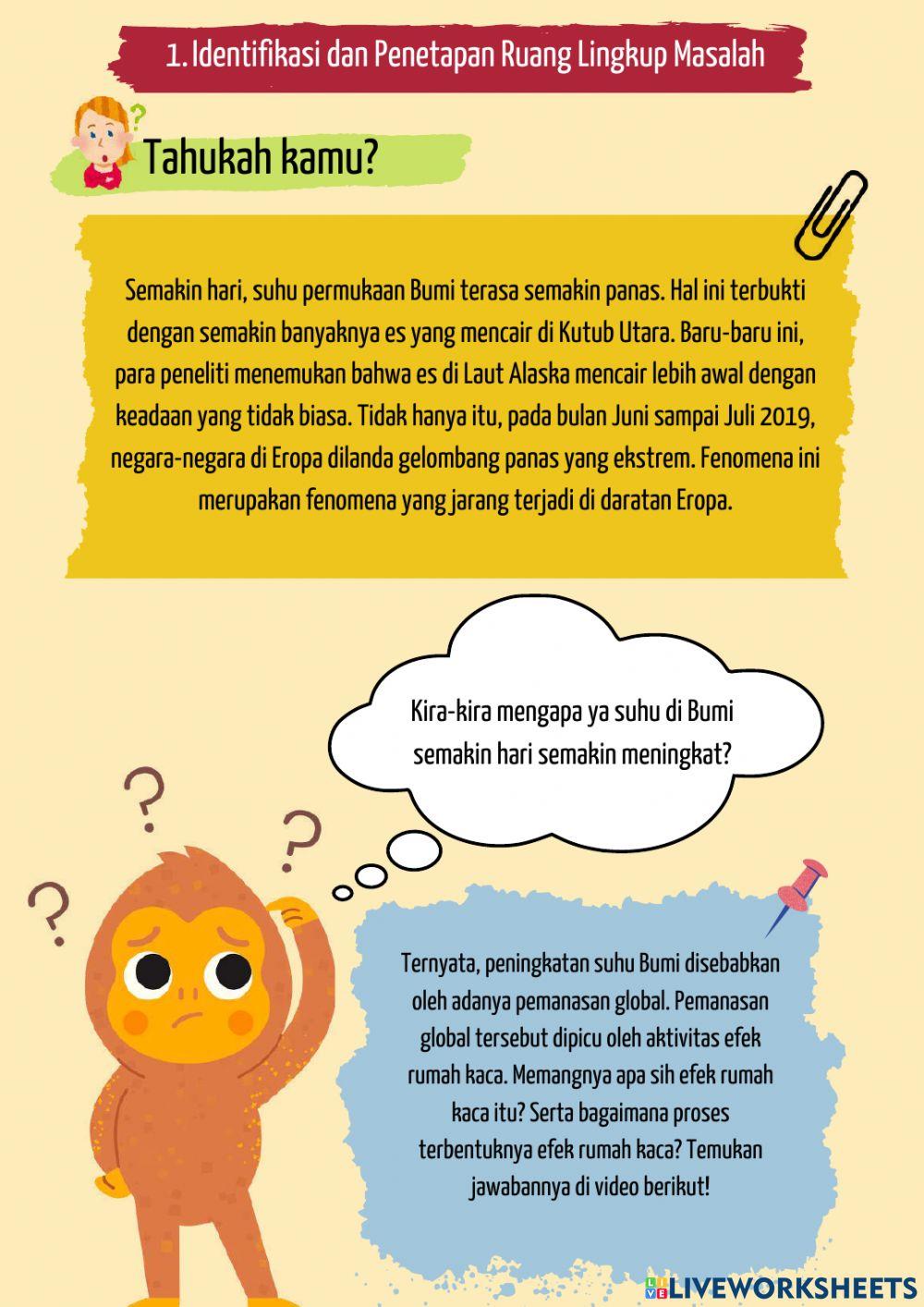 LKPD 1 - Pemodelan Efek Rumah Kaca