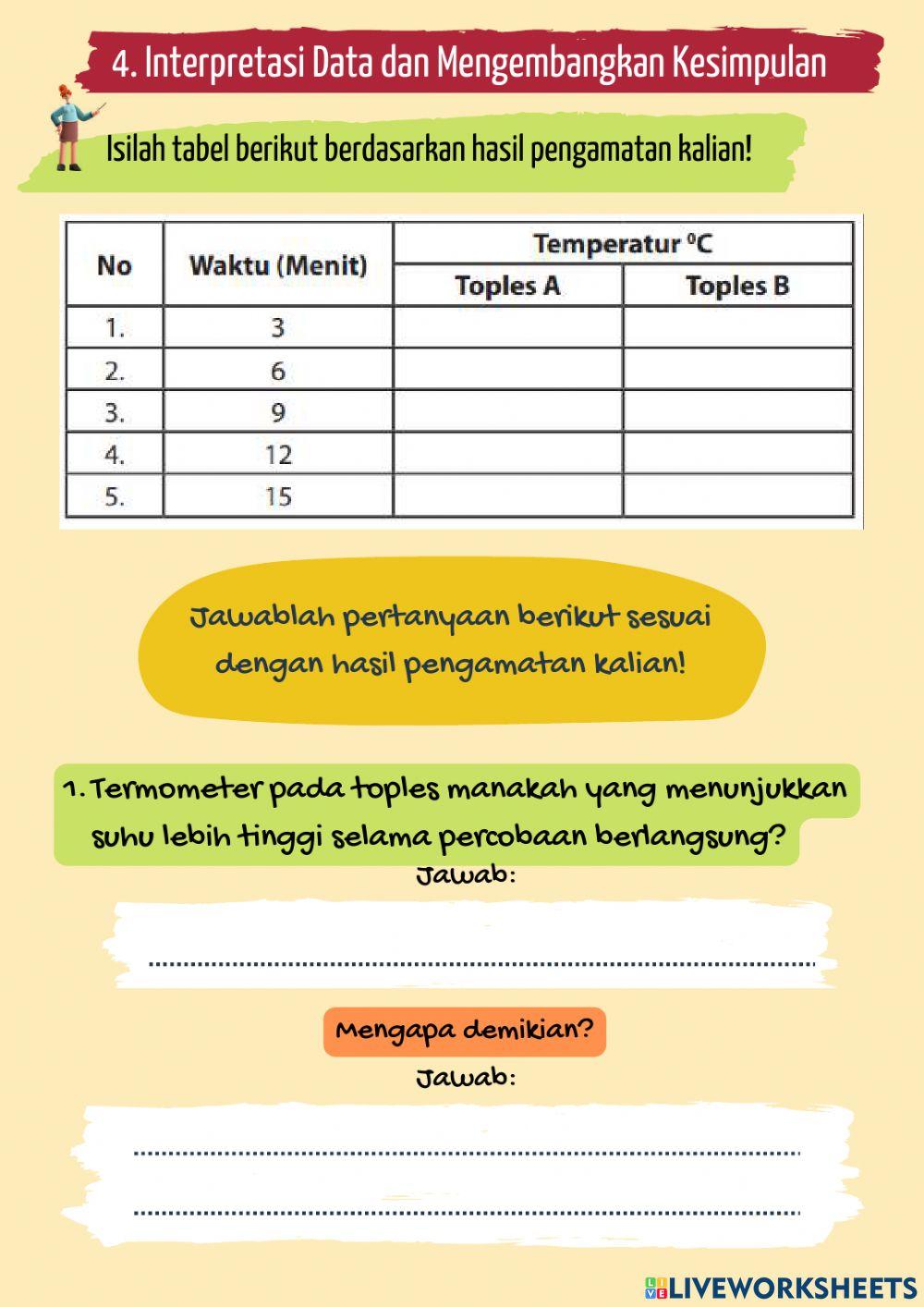 LKPD 1 - Pemodelan Efek Rumah Kaca