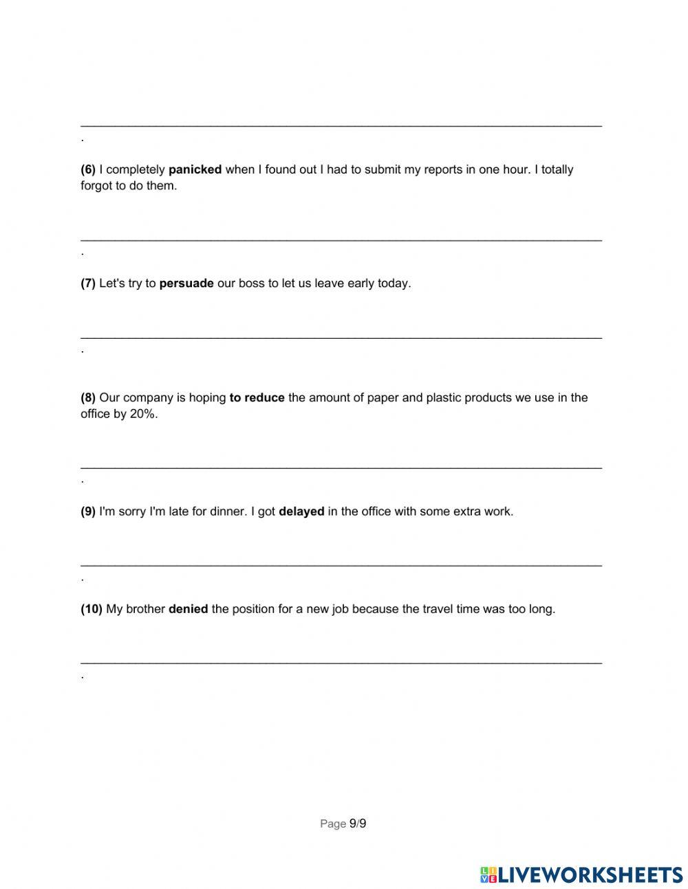 Business english - phrasal verbs