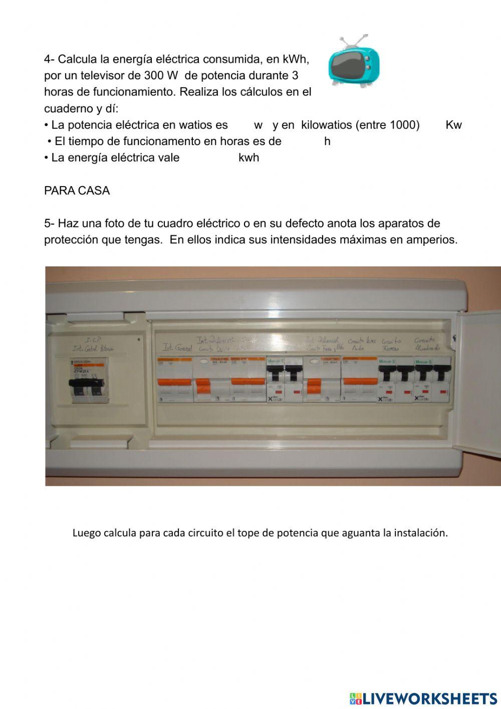 Actividades de potencia y energía eléctricas