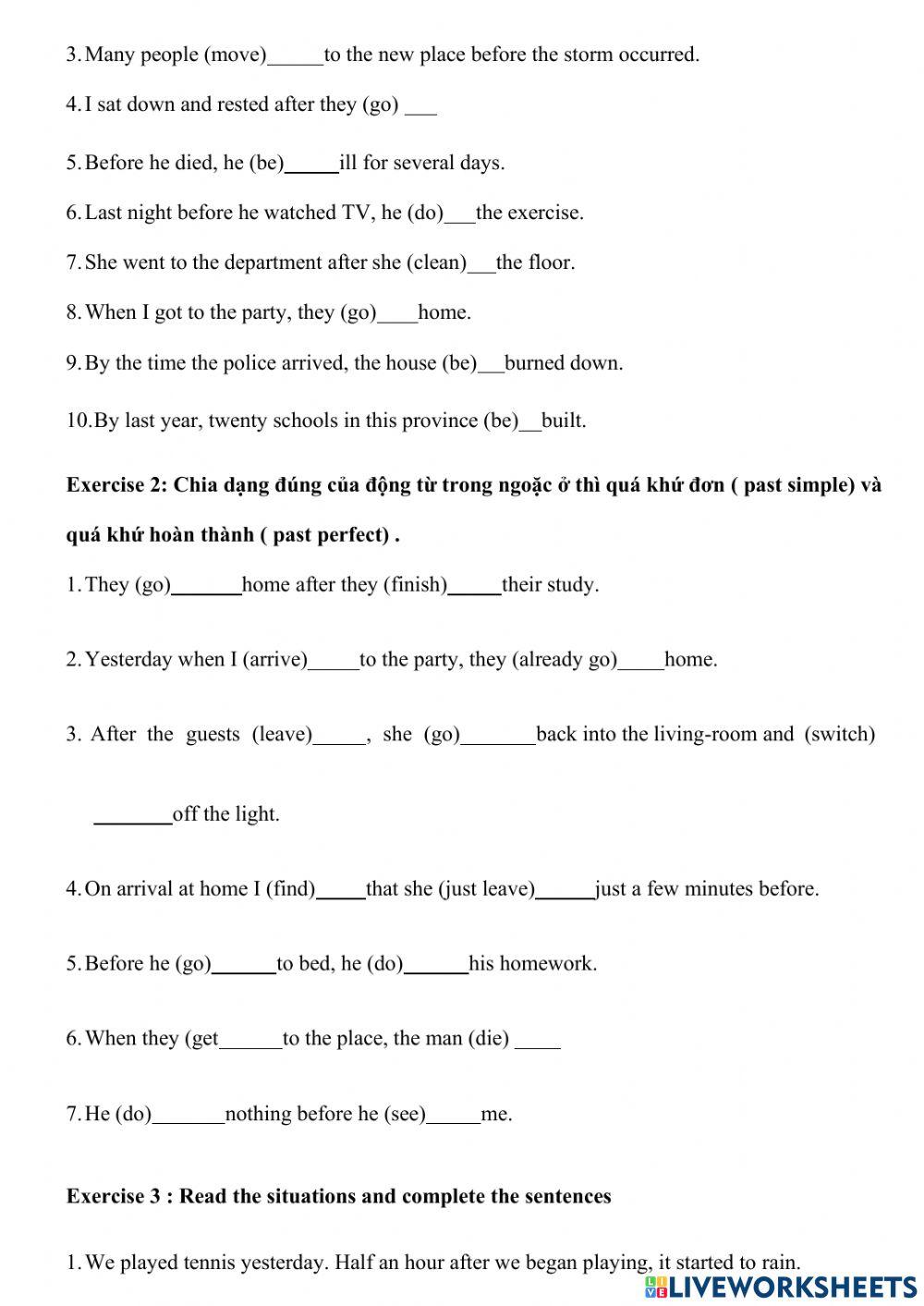 Ngu phap - qua khu hoan thanh