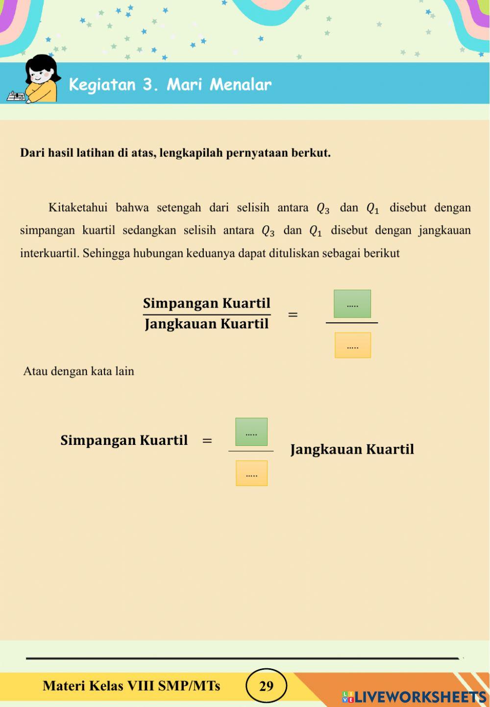 Statistika Kelas VIII SMP bagian 6