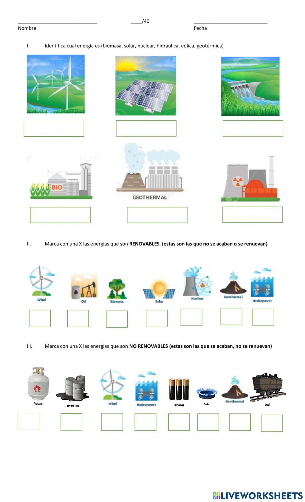 Examen de las energias y maquinas